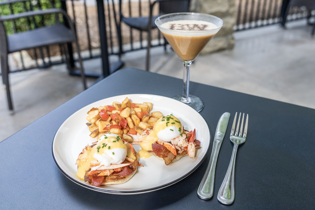 Lobster Benedict with our new BW Vanilla Espresso Martini
