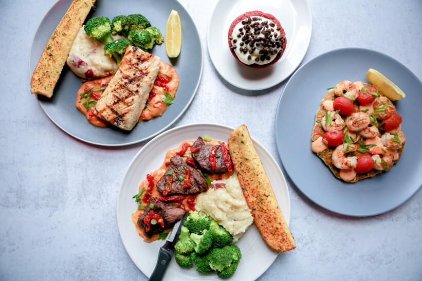 Three-course prix-fixe dinner, perfect for a special night out