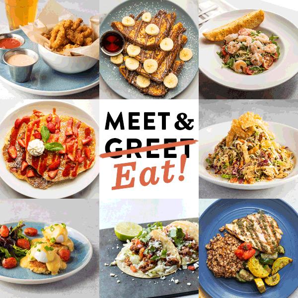 Meet & Eat with various menu items