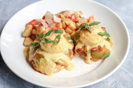 Avocado Bacon Benedict*