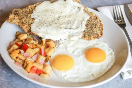 Breakfast Chicken Fried Steak