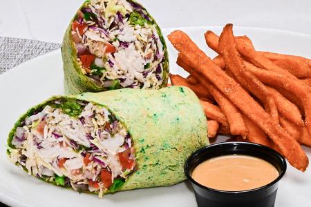 Thai Peanut Chicken Wrap