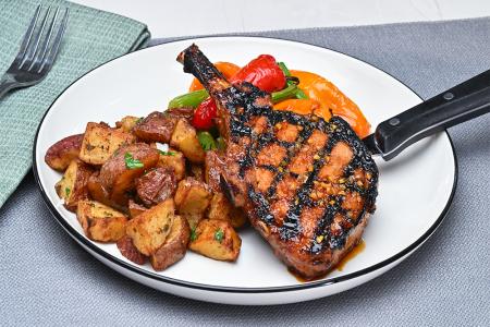 Honey Harissa Pork Chop
