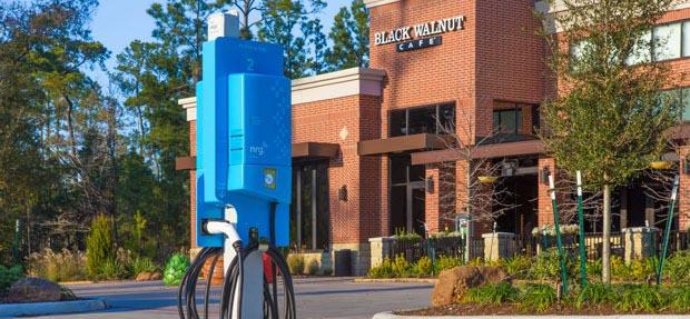 EV charging station at Black Walnut