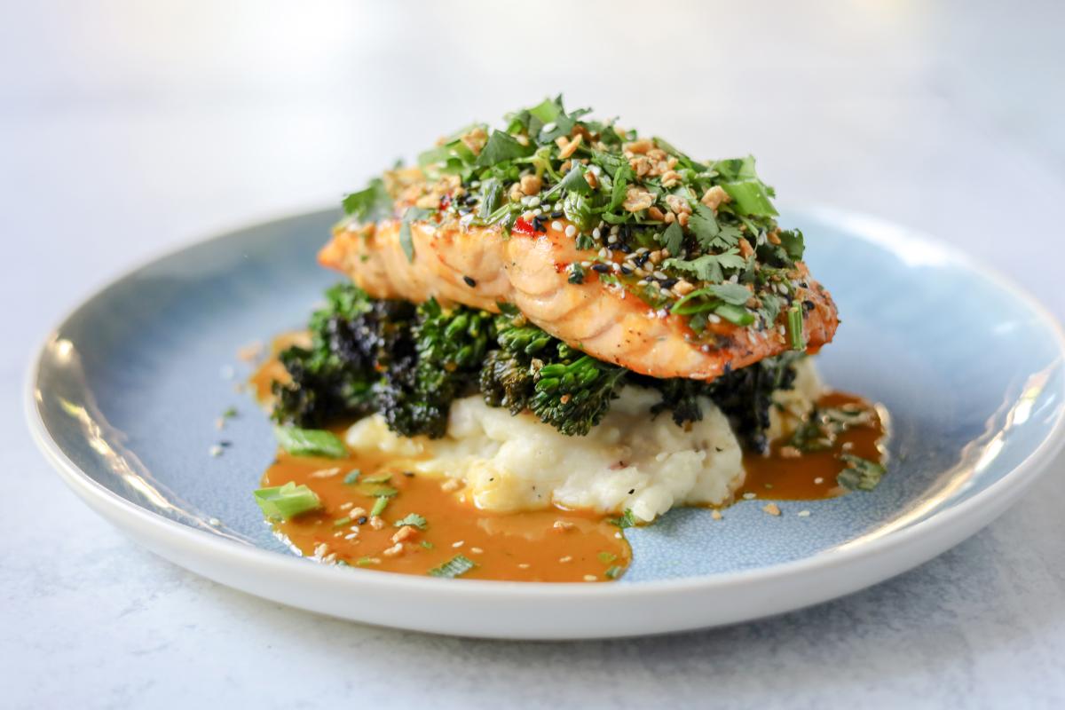 Asian-Glazed Atlantic Salmon