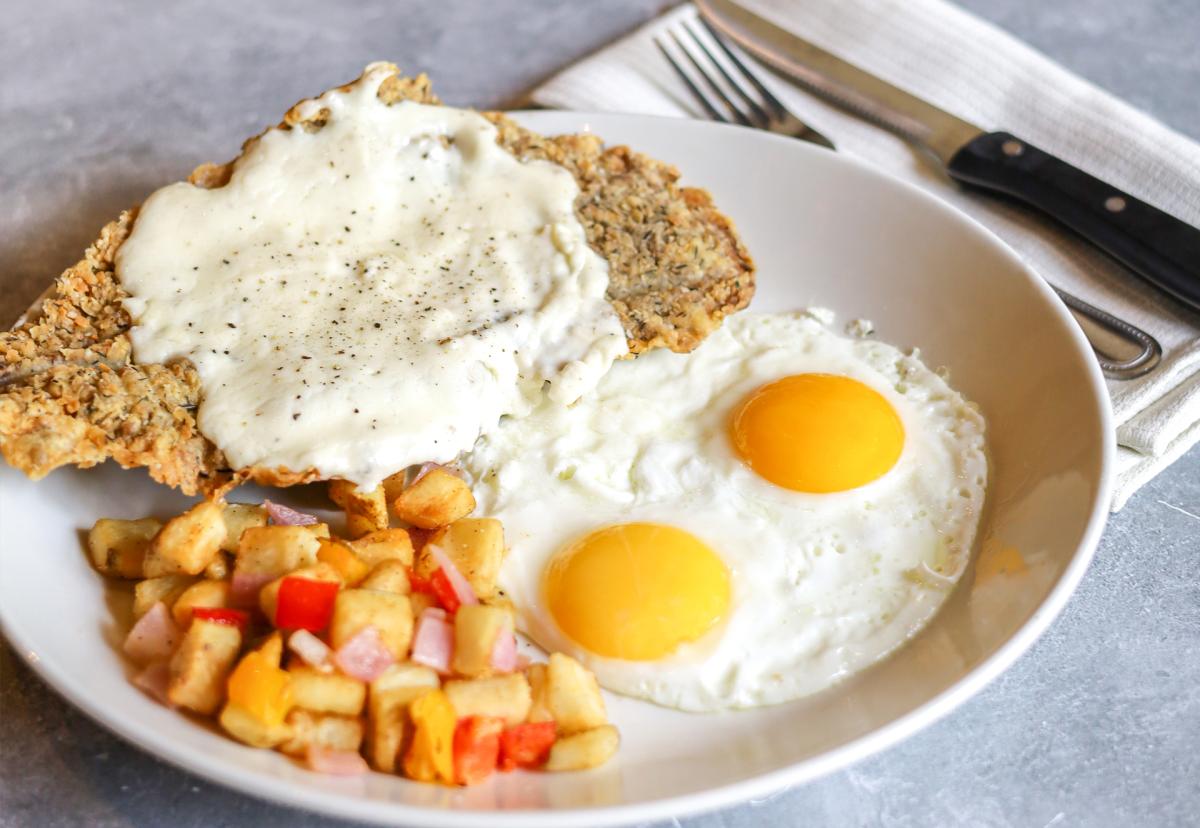 Breakfast Chicken Fried Steak