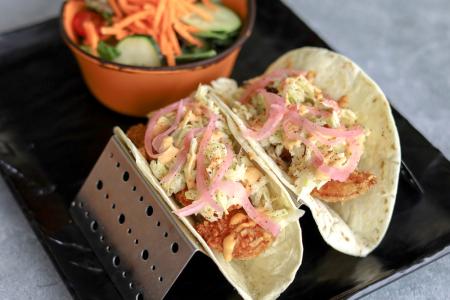 Coconut Shrimp Tacos
